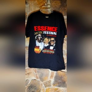 Vintage Essence music festival 21st anniversary black t shirt